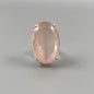 Rose Quartz Silver Ring