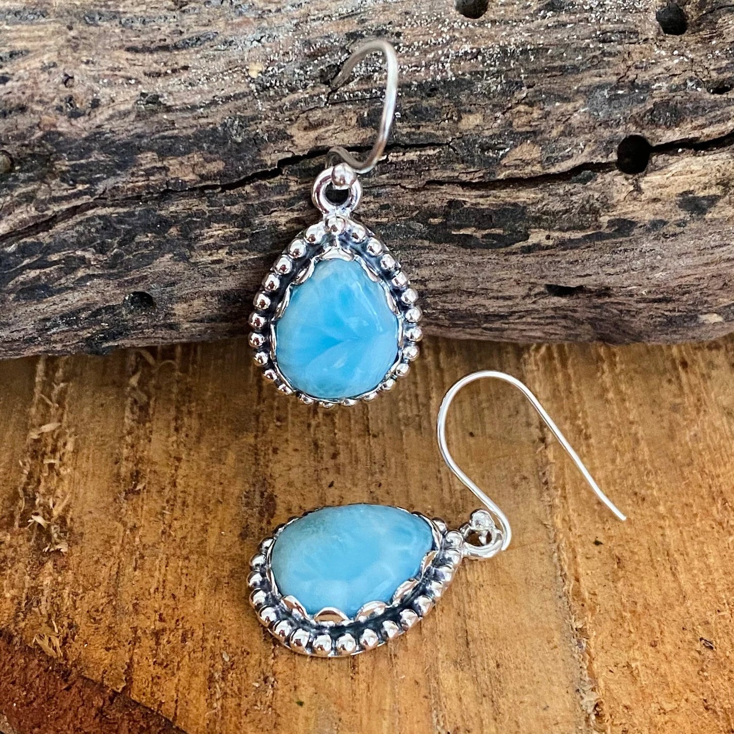 Larimar Earrings Set