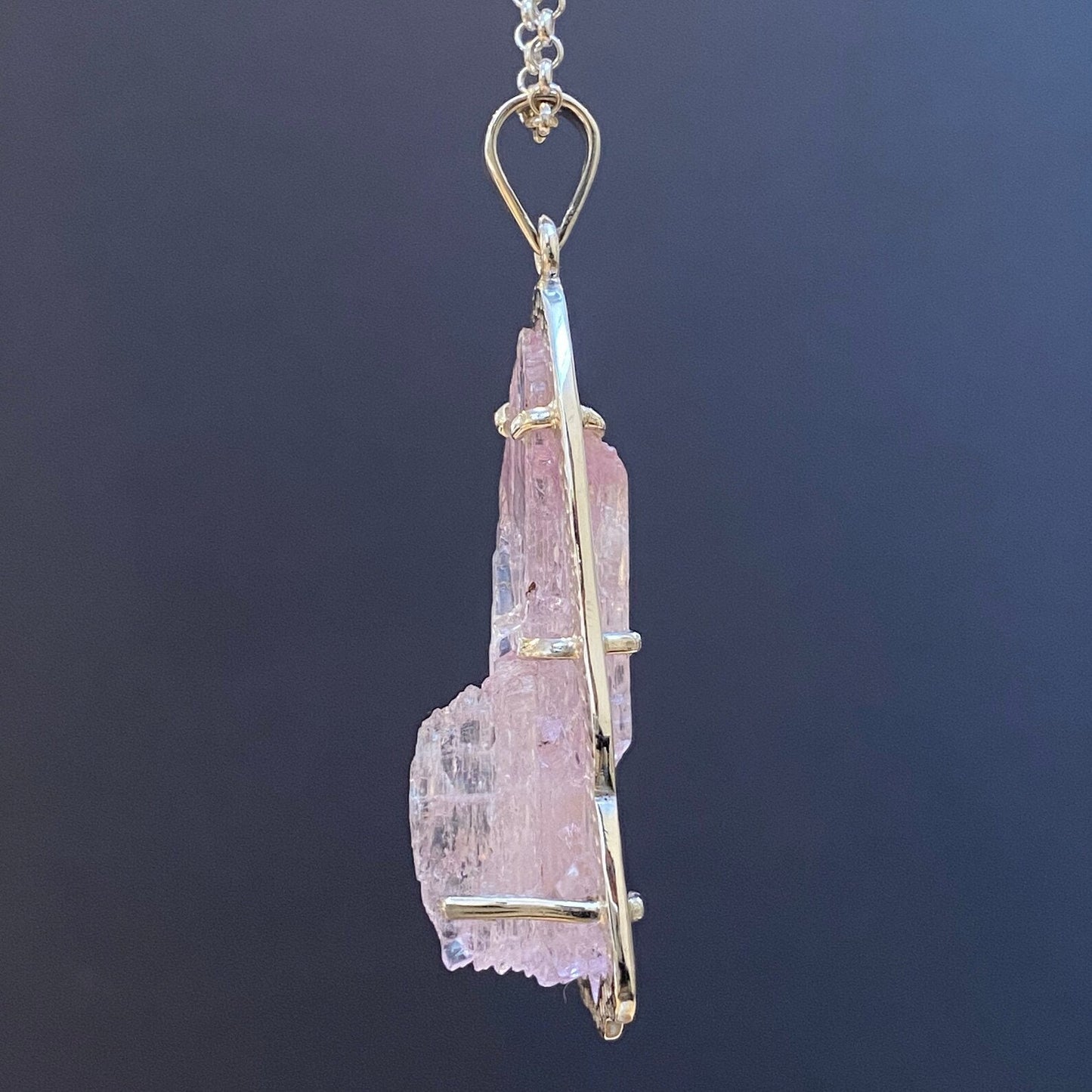 Kunzite Pendant Raw