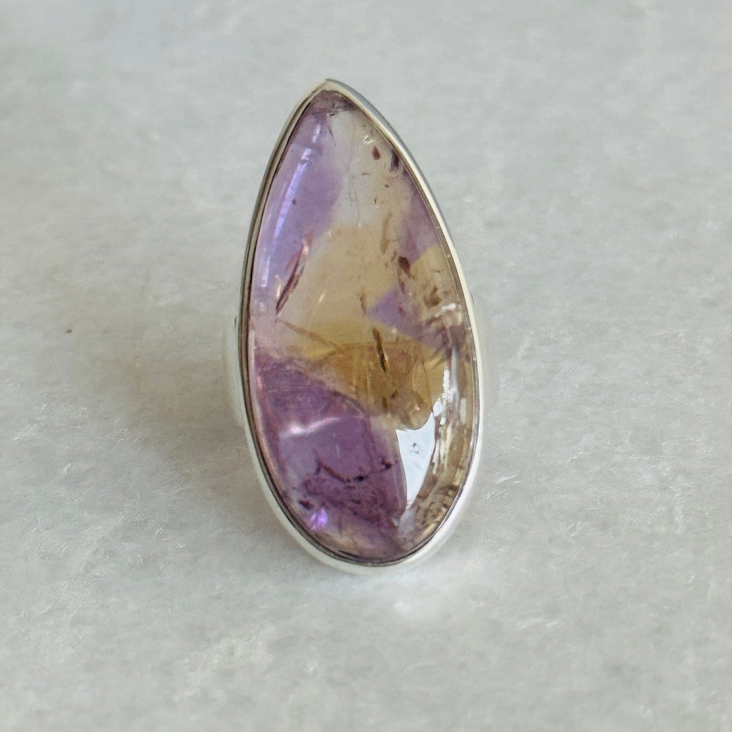 Ametrine Natural Gemstone Ring