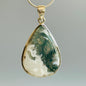 Natural Moss Agate Unique Pendant