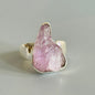 Kunzite Ring Raw Stone