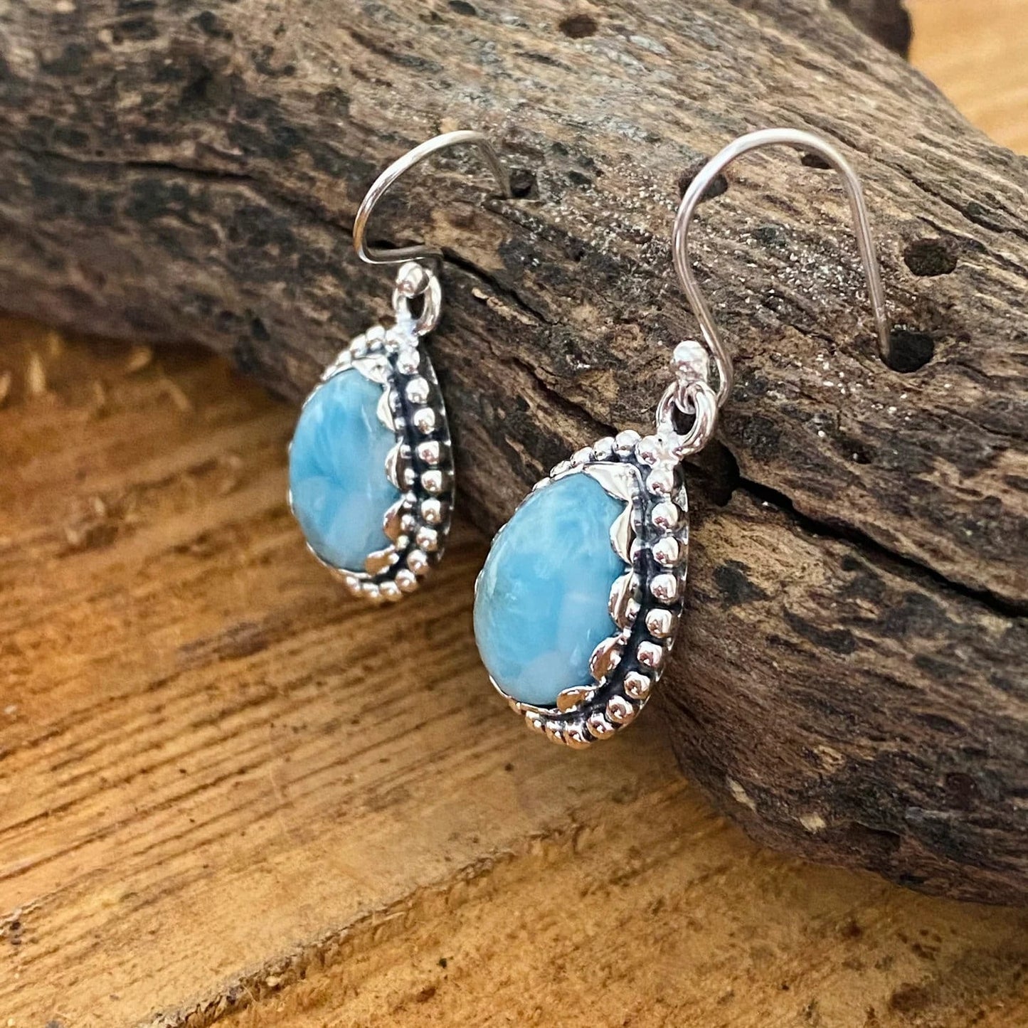 Larimar Earrings Set