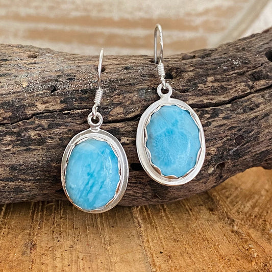 Larimar Earrings