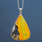 Bumble Bee Jasper Silver Handmade Pendant