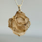 Elestial Smokey Quartz Raw Uncut Unpolished Pendant Handmade