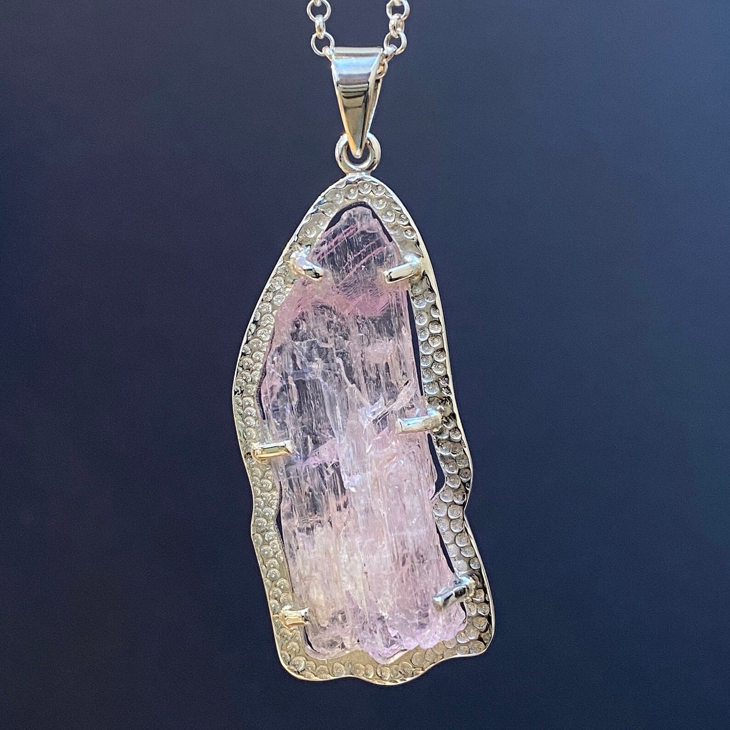 Kunzite Pendant Raw