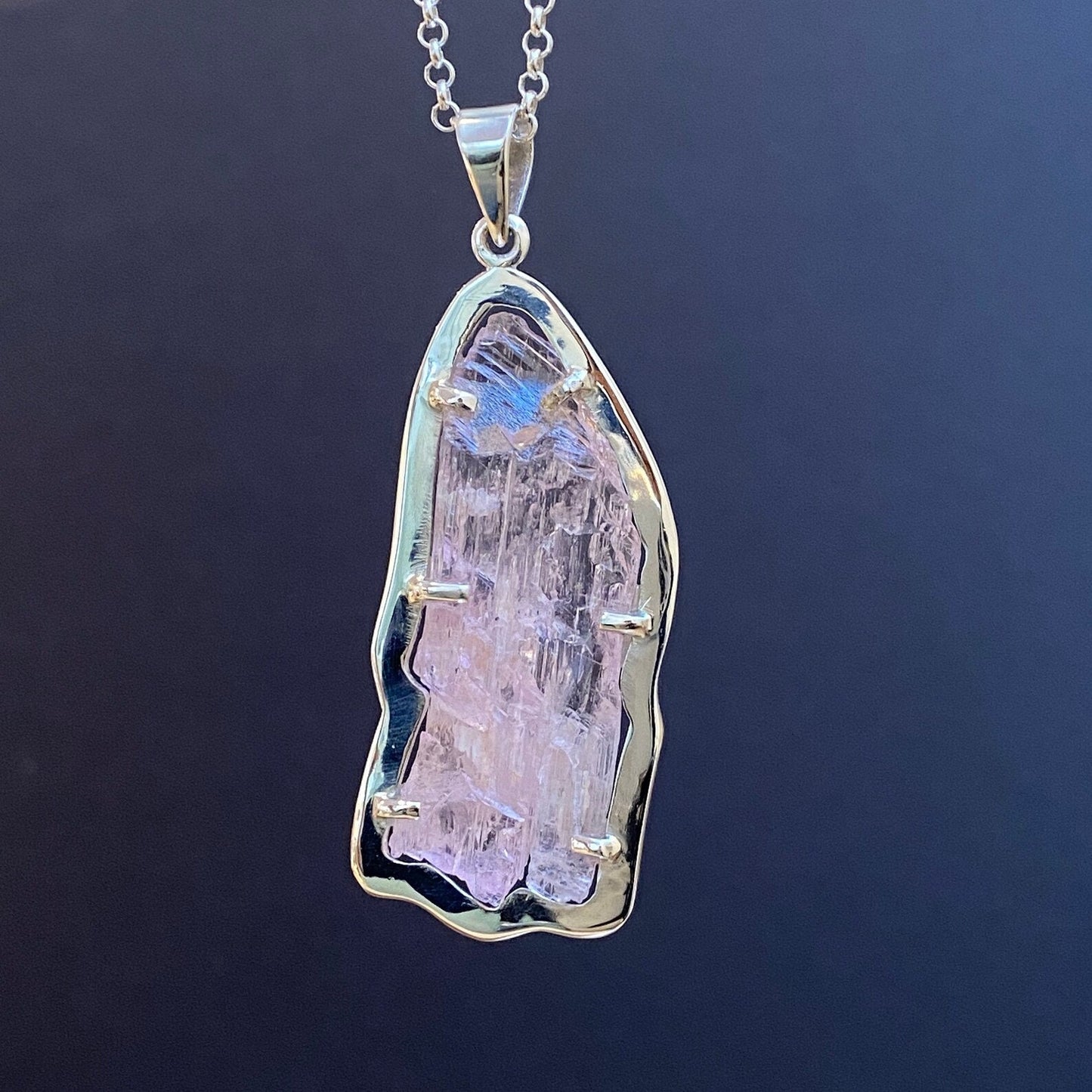 Kunzite Pendant Raw