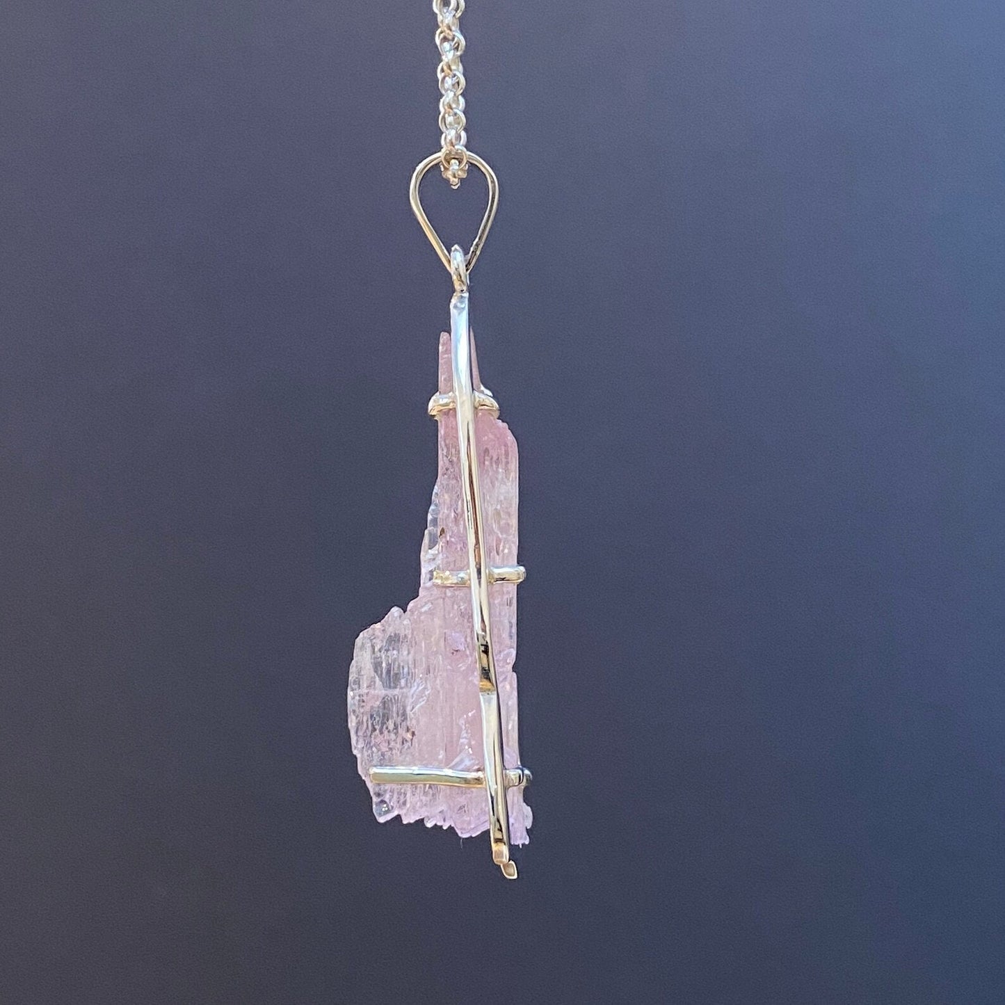 Kunzite Pendant Raw