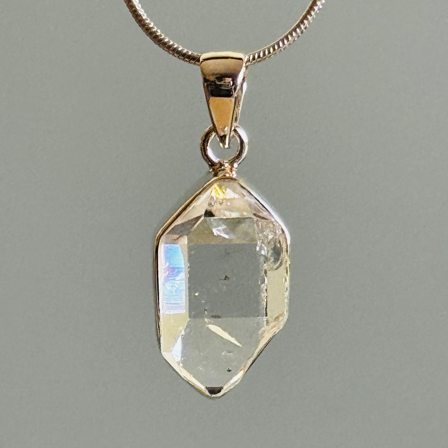 Herkimer Diamond Rough Pendant