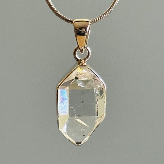 Herkimer Diamond Rough Pendant